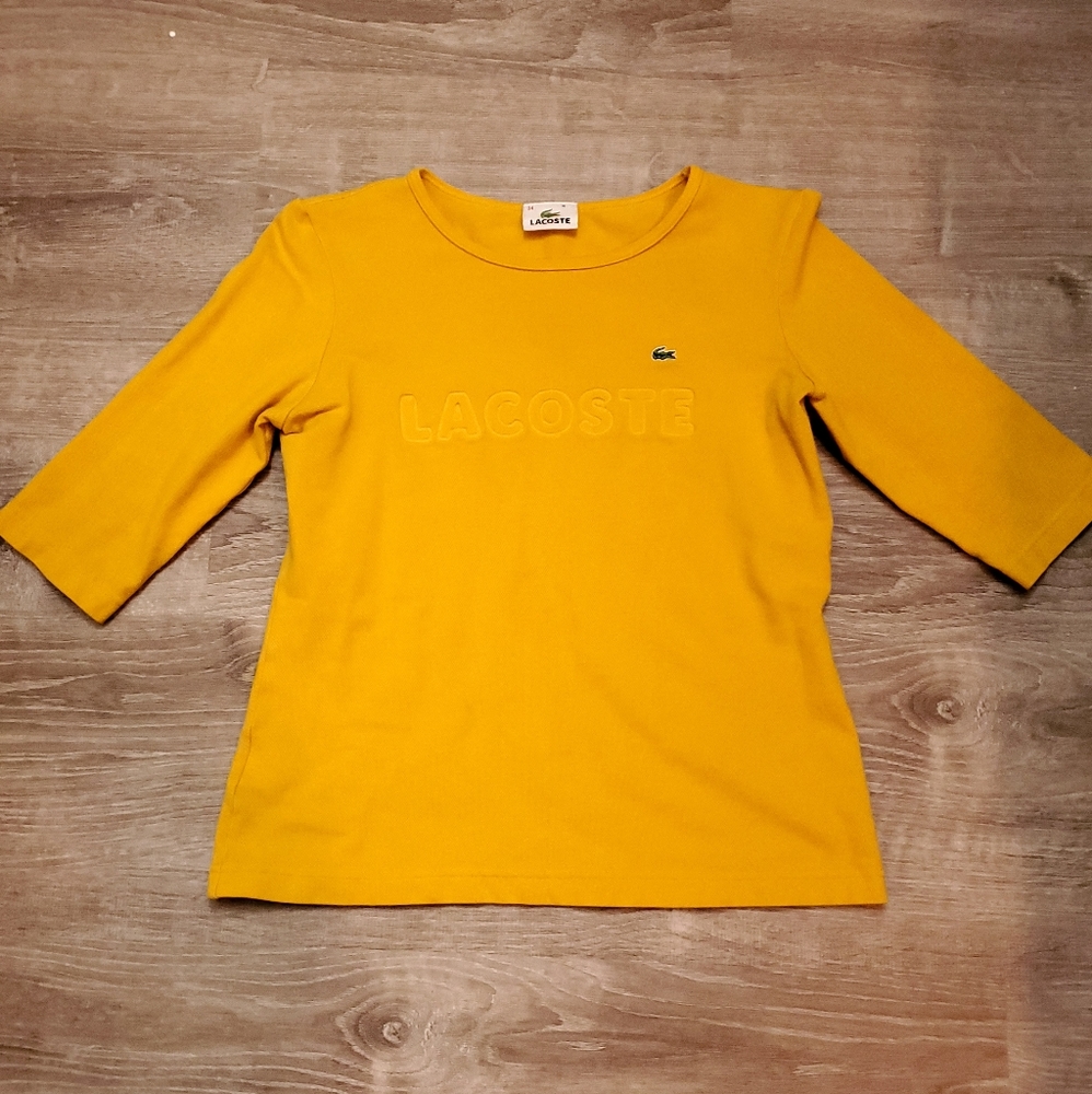 Lacoste 3/4 sleeves top